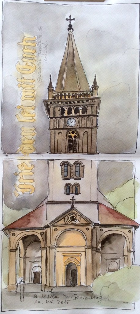 Kirche St.Nicolai in Oranienburg. 